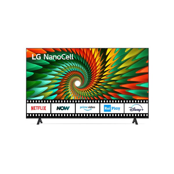 lg nanocell 55'' serie nano75 55nano756qc, tv 4k, 3 hdmi, smart tv 202