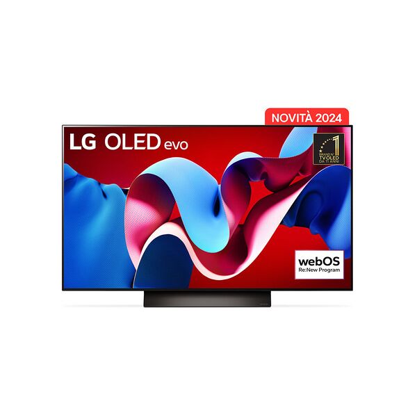 lg oled evo c4 48'' serie oled48c44la, 4k, 4 hdmi, dolby vision, smart