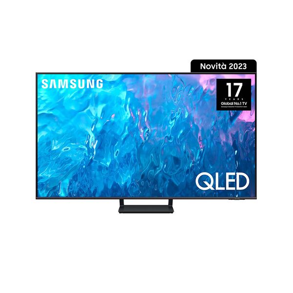 samsung series 7 tv qe55q70catxzt qled 4k, smart tv 55'' processore qua