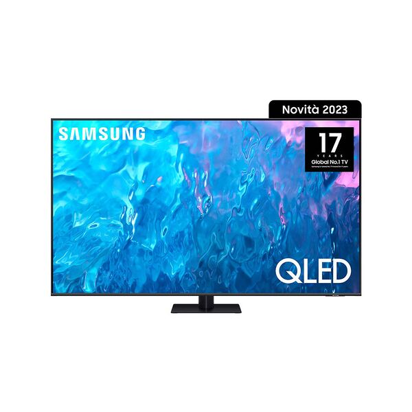 samsung series 7 tv qe85q70catxzt qled 4k, smart tv 85'' processore qua