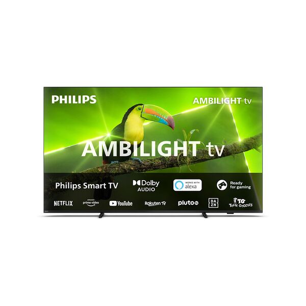 philips ambilight tv 8008 75'' 4k ultra hd hdr e dolby atmos smart tv