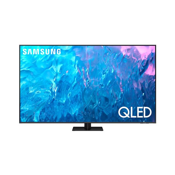 samsung series 7 tv qe85q70catxzt qled 4k, smart tv 85'' processore qua