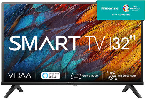 hisense 32a4k tv 81,3 cm (32'') hd smart tv wi-fi nero 200 cd/m²