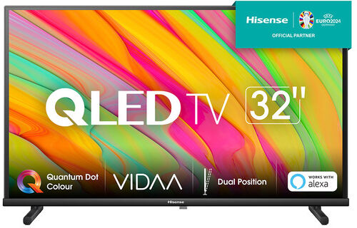 hisense tv qled fhd 32'' 32a5kq smart tv, wifi, quantum dot colour, usb