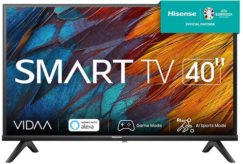 hisense 40a4k tv 101,6 cm (40'') full hd smart tv wi-fi nero 200 cd/m²