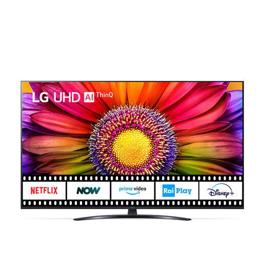 lg uhd 55'' serie ur81 55ur81006lj, tv 4k, 3 hdmi, smart tv 2023