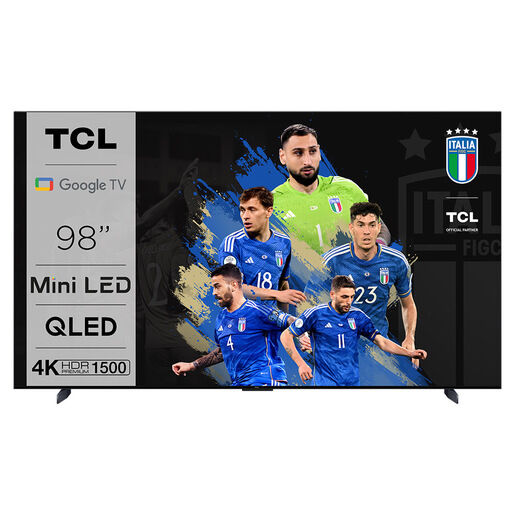 TCL C80 Series TV Mini LED 4K 98'' 98C809 144Hz Onkyo Google TV