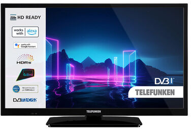 Telefunken TE24550B42V2E TV 61 cm (24'') HD Smart TV Nero 220 cd/m²