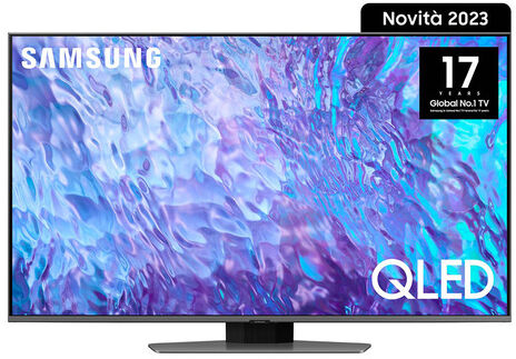 Samsung Series 8 TV QE50Q80CATXZT QLED 4K, Smart TV 50'' Processore Neu