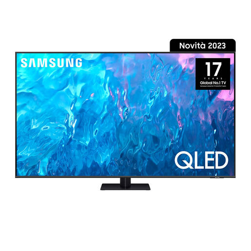 Samsung Series 7 TV QE85Q70CATXZT QLED 4K, Smart TV 85'' Processore Qua