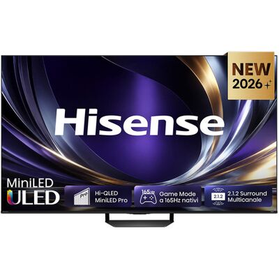 Hisense Smart TV MiniLED 165Hz 65'' 4K 65U7S PRO, Schermo Anti-Riflesso, Dolby Atmos 2.1.2 By Devialet, VIDAA OS, Dolby Vision IQ, Native 165Hz Game Mode Hisense Smart TV MiniLED 165Hz 65'' 4K 65U7S PRO, Schermo Anti-Riflesso, Dolby Atmos 2.1.2 By Devialet, VIDAA OS, Dolby Vision IQ, Native 165Hz Game Mode