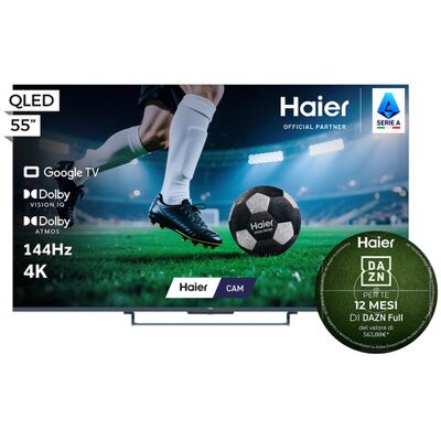 HAIER H55S90GUX 139,7 cm (55'') 4K Ultra HD Smart TV Wi-Fi Nero HAIER H55S90GUX 139,7 cm (55'') 4K Ultra HD Smart TV Wi-Fi Nero