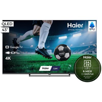HAIER H43S80GUX 109,2 cm (43'') 4K Ultra HD Smart TV Wi-Fi Nero HAIER H43S80GUX 109,2 cm (43'') 4K Ultra HD Smart TV Wi-Fi Nero