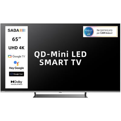 SABA - SA65M91GTV - 65in 4K - Grigio - TV SABA - SA65M91GTV - 65in 4K - Grigio - TV