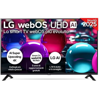 LG UHD AI 55UA73006LA TV Serie UA73 55'' 4K, α7 Gen8, HDR10, 20W, 3 HDMI con Game Optimizer, Smart TV WebOS 25 LG UHD AI 55UA73006LA TV Serie UA73 55'' 4K, α7 Gen8, HDR10, 20W, 3 HDMI con Game Optimizer, Smart TV WebOS 25