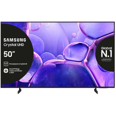Samsung Crystal UHD 50'' UE50U8000FUXZT 4K, Processore Crystal 4K, HDR, Smart Experience, OTS Lite & Adaptive Sound, Metal Stream Design, Smart TV, 2025 Samsung Crystal UHD 50'' UE50U8000FUXZT 4K, Processore Crystal 4K, HDR, Smart Experience, OTS Lite & Adaptive Sound, Metal Stream Design, Smart TV, 2025