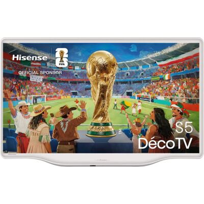 Hisense 43S5Q TV 109,2 cm (43'') 4K Ultra HD Smart TV Wi-Fi Argento, Bianco Hisense 43S5Q TV 109,2 cm (43'') 4K Ultra HD Smart TV Wi-Fi Argento, Bianco