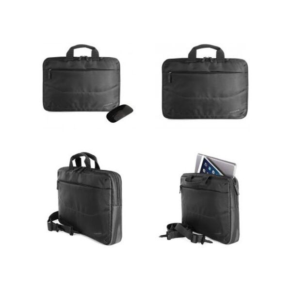 tucano bu-bschema1314-wm-bk borsa per notebook 35,6 cm (14'') borsa da