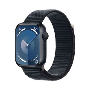Apple Watch Series 9 GPS Cassa 45mm in Alluminio Mezzanotte con Cintur