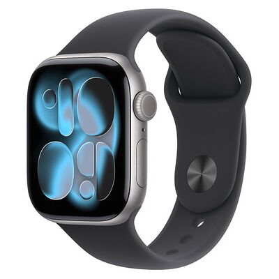 Apple Watch Series 11 GPS + Cellular 42mm Cassa Alluminio Grigio Siderale con Sport Band Nero - M/L Apple Watch Series 11 GPS + Cellular 42mm Cassa Alluminio Grigio Siderale con Sport Band Nero - M/L