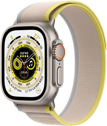 Apple Watch Ultra GPS + Cellular, 49mm Cassa in Titanio con Cinturino