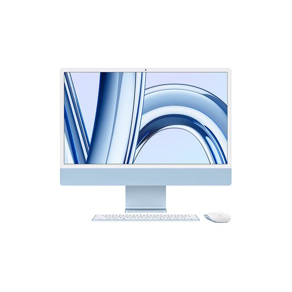 apple imac con retina 24'' display 4.5k m3 chip con 8‑core cpu e 8‑cor