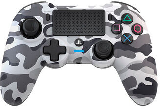 Nacon Asymmetric Mimetico, Grigio Bluetooth Gamepad PC, PlayStation 4