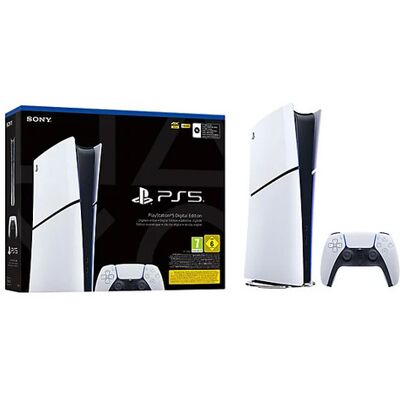 Sony PlayStation 5 Digital Edition 825 GB Wi-Fi Nero, Bianco Sony PlayStation 5 Digital Edition 825 GB Wi-Fi Nero, Bianco