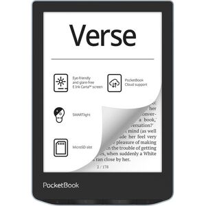 Pocketbook Verse lettore e-book 8 GB Wi-Fi Nero, Blu