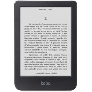 Rakuten Kobo Clara BW lettore e-book Touch screen 16 GB Wi-Fi Nero