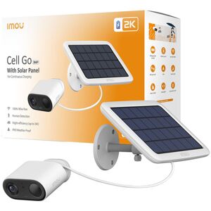 Imou Cell Go Kit - Telecamera a batteria da 3MP con Pannello Solare -