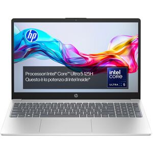 HP 15-fd1005nl Intel® Core™ Ultra 5 125H Computer portatile 39,6 cm (15.6'') Full HD 16 GB DDR5-SDRAM 512 GB SSD Wi-Fi 6 (802.11ax) Windows 11 Home Argen HP 15-fd1005nl Intel® Core™ Ultra 5 125H Computer portatile 39,6 cm (15.6'') Full HD 16 GB DDR5-SDRAM 512 GB SSD Wi-Fi 6 (802.11ax) Windows 11 Home Argen