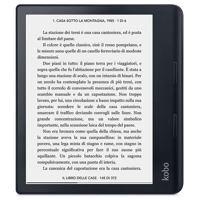 Rakuten Kobo Sage lettore e-book Touch screen 32 GB Wi-Fi Nero Rakuten Kobo Sage lettore e-book Touch screen 32 GB Wi-Fi Nero