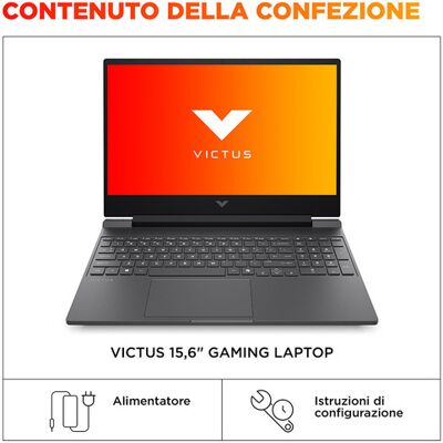 HP Victus Gaming 15-fb3016nl AMD Ryzen™ 5 240 Computer portatile 39,6 cm (15.6'') Full HD 16 GB DDR5-SDRAM 512 GB SSD NVIDIA GeForce RTX 5050 Wi-Fi 6 (80 HP Victus Gaming 15-fb3016nl AMD Ryzen™ 5 240 Computer portatile 39,6 cm (15.6'') Full HD 16 GB DDR5-SDRAM 512 GB SSD NVIDIA GeForce RTX 5050 Wi-Fi 6 (80