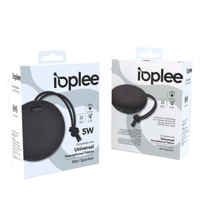 Altoparlante wireless IOPLEE 5W - Nero - Rotondo - Smartphone/Tabletta Altoparlante wireless IOPLEE 5W - Nero - Rotondo - Smartphone/Tabletta