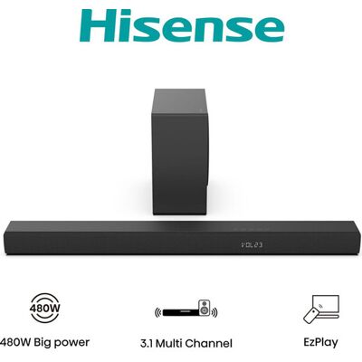Hisense HS3100 Nero 3.1 canali 480 W Hisense HS3100 Nero 3.1 canali 480 W