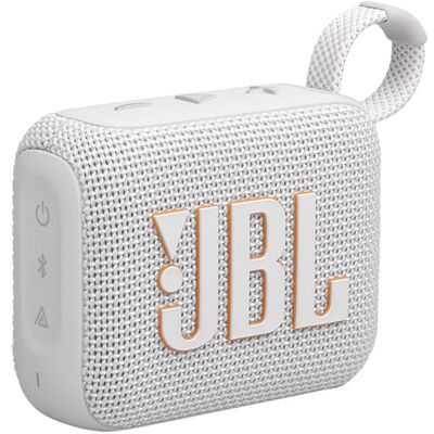 JBL Go 4, Sistema audio portatile waterproof e dustproof, Bianco JBL Go 4, Sistema audio portatile waterproof e dustproof, Bianco