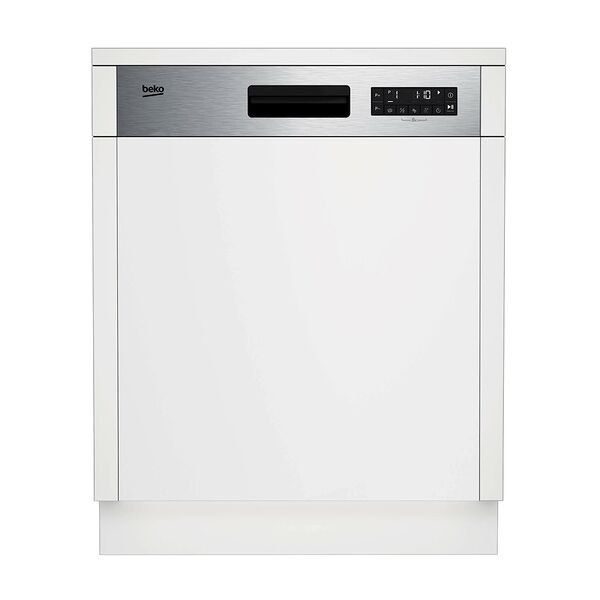 beko b300 lavastoviglie 60cm semi-integrata con cruscotto inox, classe