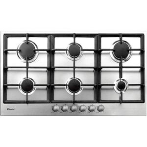 Candy Timeless PG960/1SXGH Stainless steel Da incasso 90.9 cm Gas 6 Fo