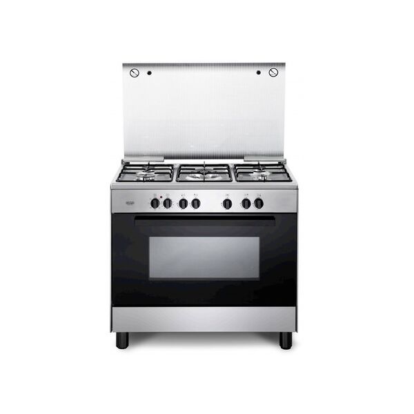 de’longhi fmx 96 ed cucina gas nero, stainless steel a
