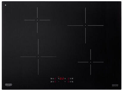 de’longhi pin 72 piano cottura nero da incasso 70 cm piano cottura a i