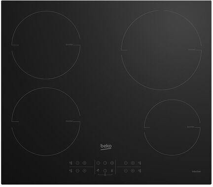 beko hii64210mt nero da incasso 60 cm piano cottura a induzione 4 forn