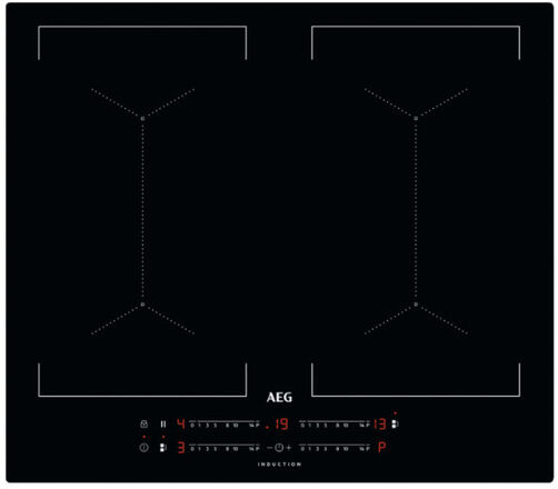 AEG IKE6445SIB Nero Da incasso 60 cm Piano cottura a induzione 4 Forne