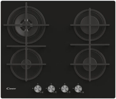 Candy Moderna CVG6BR4WPB Nero Da incasso 59 cm Gas 4 Fornello(i)