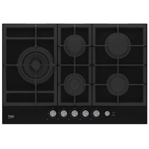 Beko HILL 75235 S piano cottura Nero Da incasso 75 cm Gas 5 Fornello(i) Beko HILL 75235 S piano cottura Nero Da incasso 75 cm Gas 5 Fornello(i)