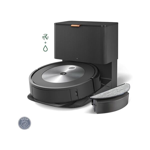 irobot roomba combo j5 aspirapolvere robot 276 l combi antracite