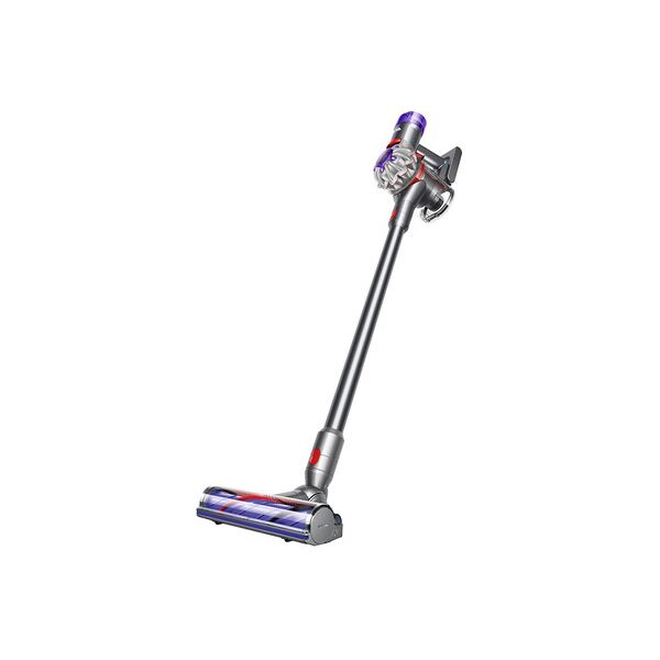 dyson v8 aspirapolvere senza filo nichel, argento senza sacchetto