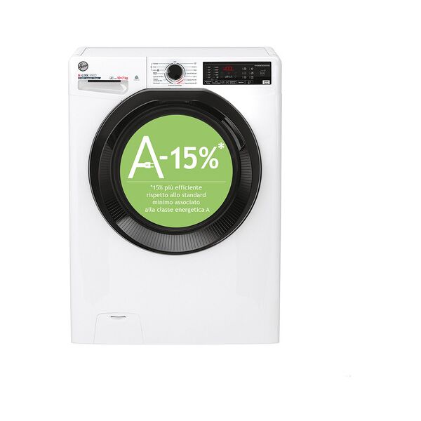 hoover h-wash&dry 500, lavasciuga 10/7kg, classe a-15%/e, 1400 giri, h