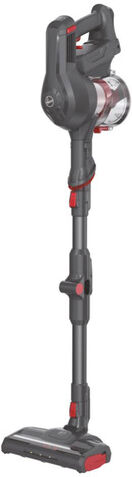 hoover hf1, aspirapolvere senza filo, nero/rosso, 0,9l, senza sacchett