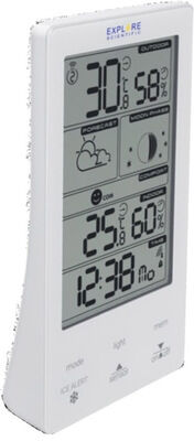 explore scientific wsh-4009 stazione meteorologica digitale bianco ac